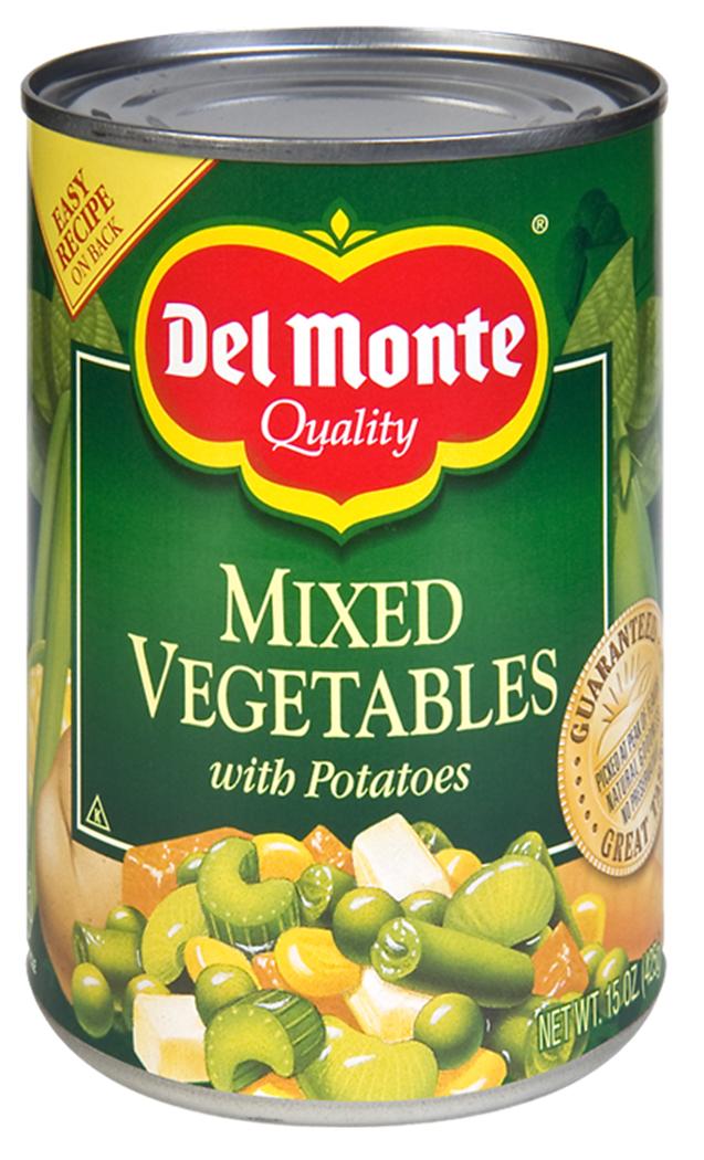 can of mixed vegetables