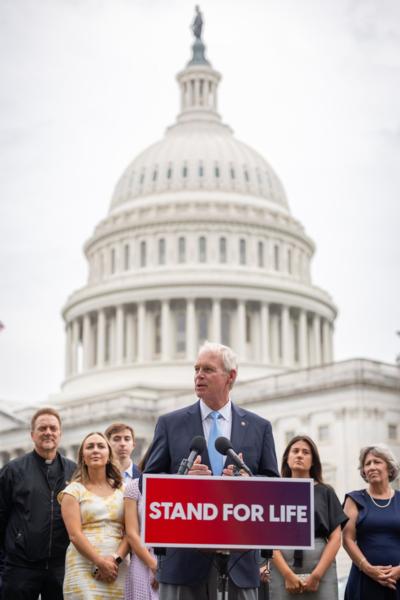 Sen. Johnson at Stand for Life press conference
