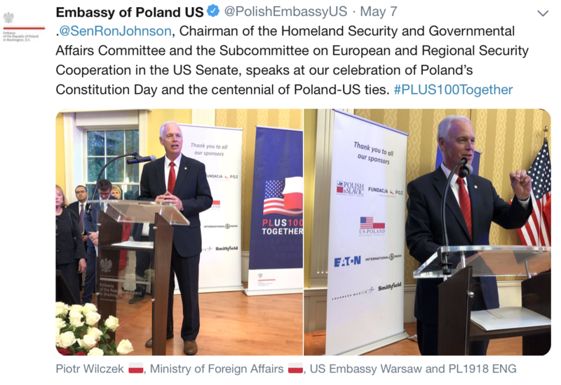 Polish Embassy Tweet