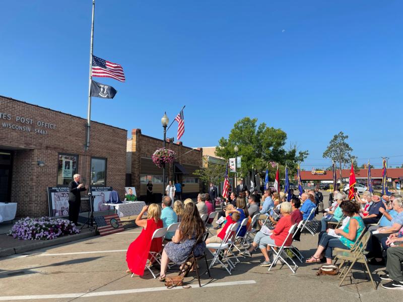 Tomahawk Post Office Ceremony