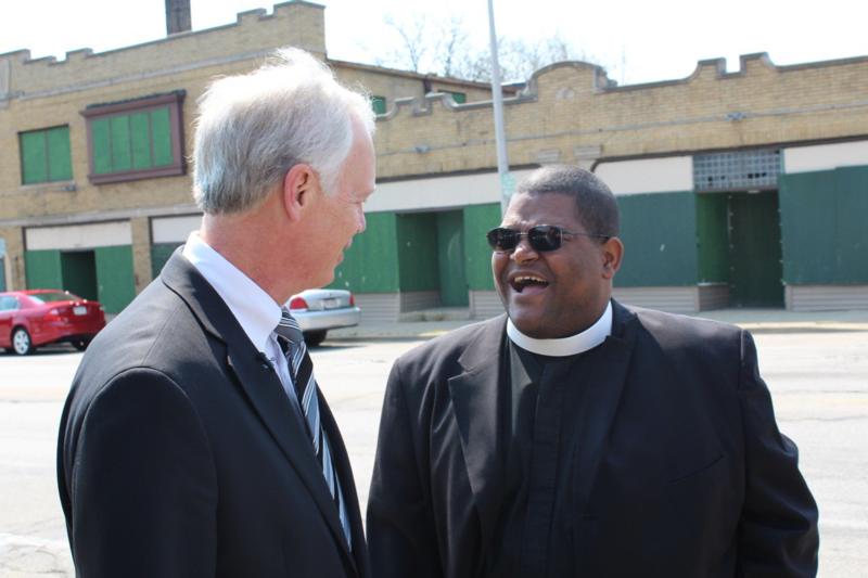 Senator Johnson and Pastor Smith