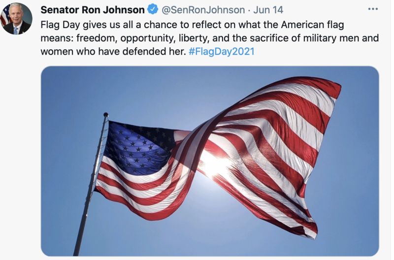 Flag Day Tweet