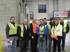 Senator Johnson poses with the team at International Paper, Pewaukee.