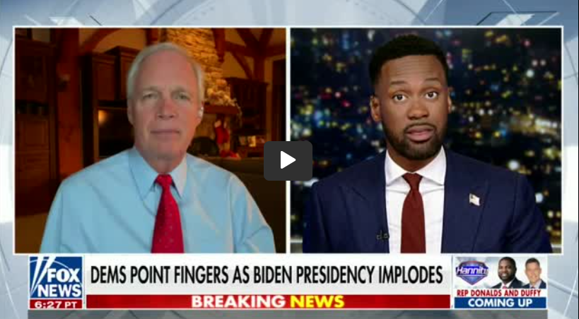 Sen. Johnson Joins Fox News To Discuss Democrat Governance Incompetence ...